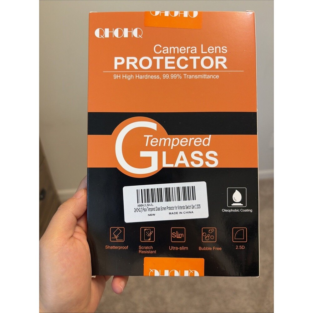 Nintendo Switch Gen 2 (2025) Tempered Glass Screen Protector 3 Pack